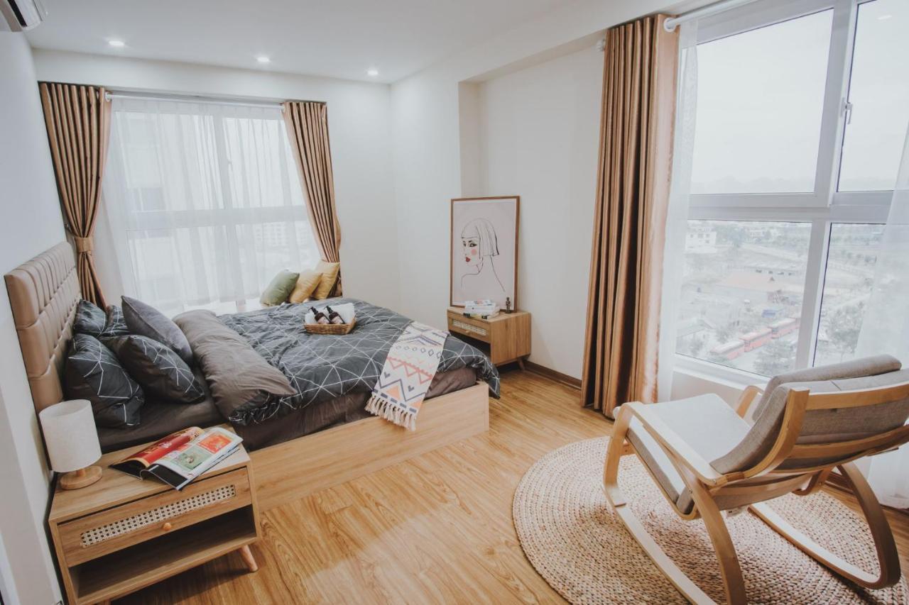 Bunhomestay ☆ Sea-View Bedroom 3Br/Apt☆Netflix+Pool☆Near Harbour 하롱 외부 사진