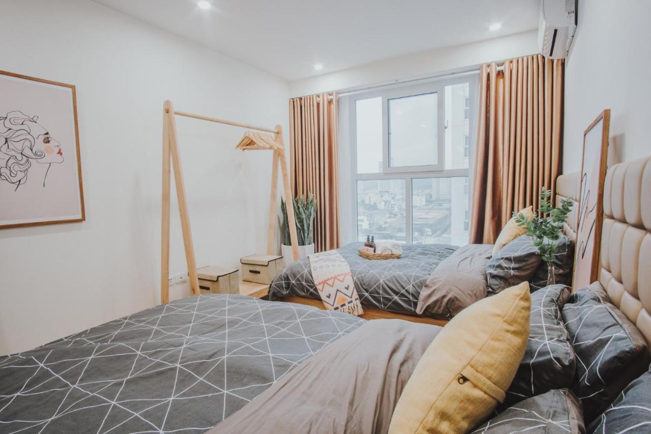 Bunhomestay ☆ Sea-View Bedroom 3Br/Apt☆Netflix+Pool☆Near Harbour 하롱 외부 사진