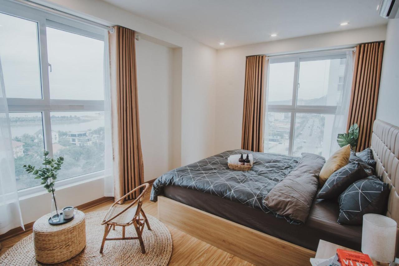 Bunhomestay ☆ Sea-View Bedroom 3Br/Apt☆Netflix+Pool☆Near Harbour 하롱 외부 사진